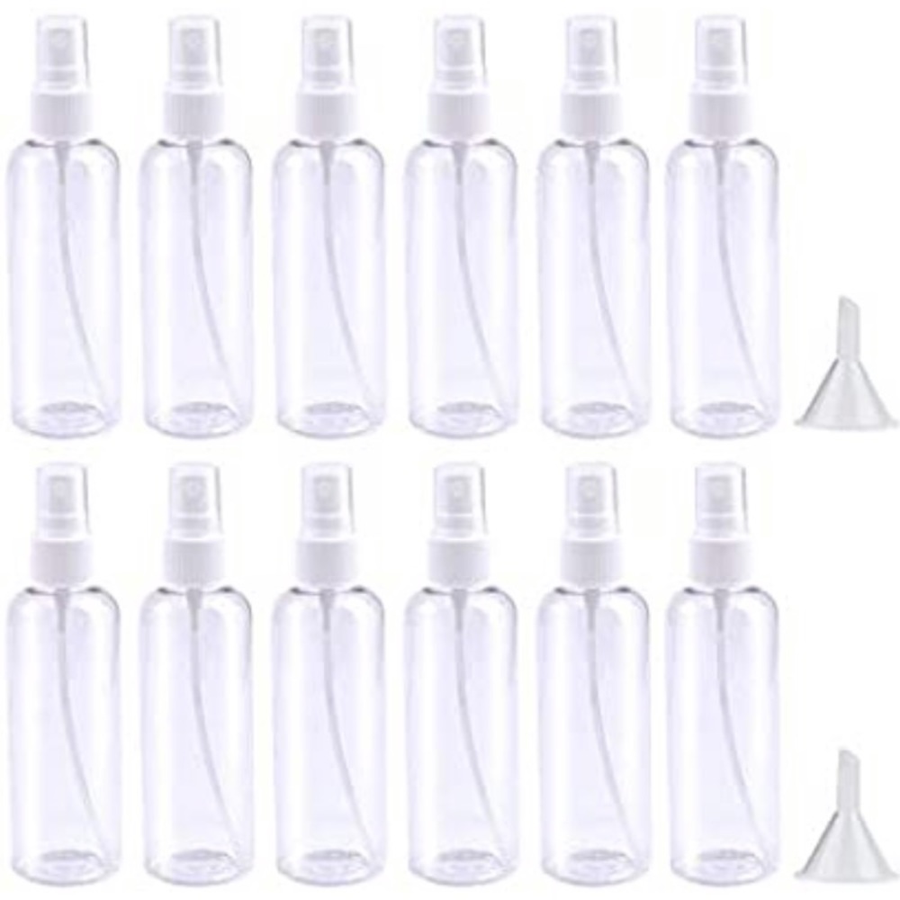 12 Pack 50ml/1.7oz Clear Spray Bottles - Picture 1 of 9